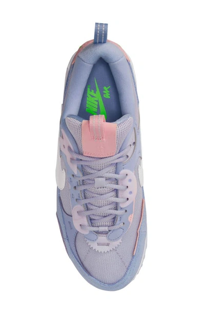 Shop Nike Air Max 90 Futura Sneaker In Oxygen Purple/ White/ Cobalt