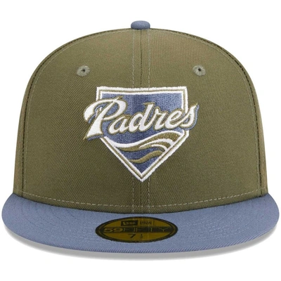 Men's New Era Olive/Blue San Diego Padres 59FIFTY Fitted Hat