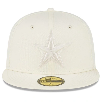 New Era Cream Dallas Cowboys Color Pack Brights 59FIFTY Fitted Hat