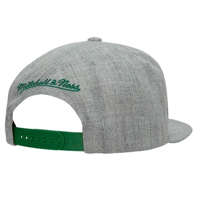 Shop Mitchell & Ness Heather Gray Boston Celtics Hardwood Classics 2.0 Snapback Hat