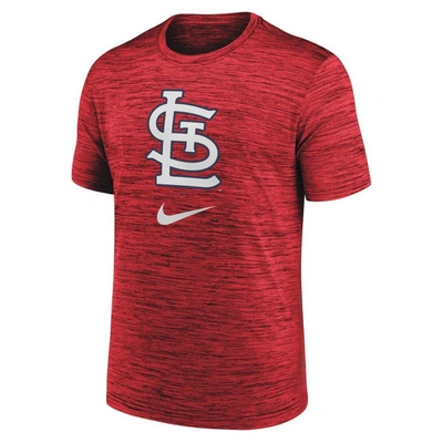 Shop Nike Red St. Louis Cardinals Logo Velocity Performance T-shirt
