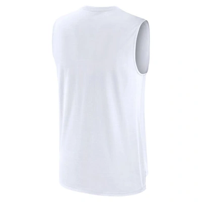 Nike White San Diego Padres City Connect Muscle Tank Top