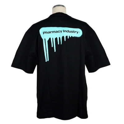 Shop Pharmacy Industry Black Cotton Men's T-shirt