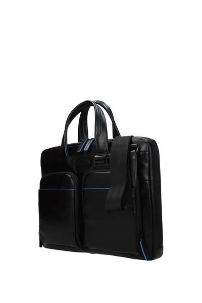 Piquadro Work Bags Leather Black | ModeSens