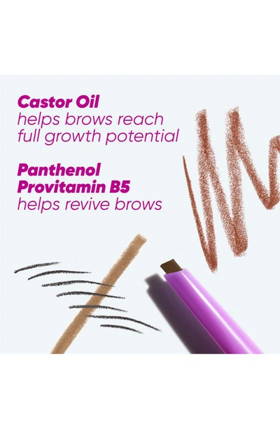 Kosas Brow Pop Dual-action Filling And Shaping Easy Eyebrow Pencil Medium Chocolate Brown 0.002 oz/ 0.08 G In Medium Chocolate Brown