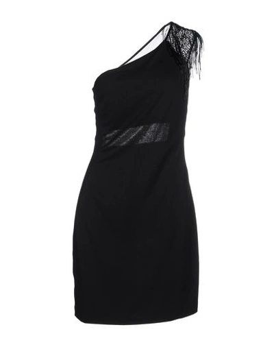 Halston Heritage Short Dress In Black