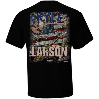 Shop Hendrick Motorsports Team Collection Black Kyle Larson Patriotic T-shirt