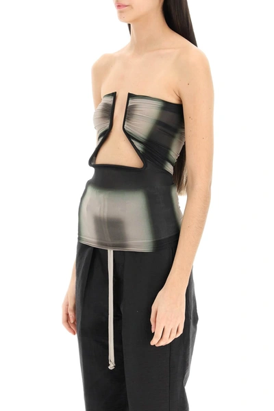 Shop Rick Owens 'prong' Top In Cupro Jersey