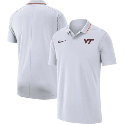 Shop Nike White Virginia Tech Hokies 2023 Coaches Performance Polo