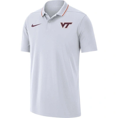 Shop Nike White Virginia Tech Hokies 2023 Coaches Performance Polo