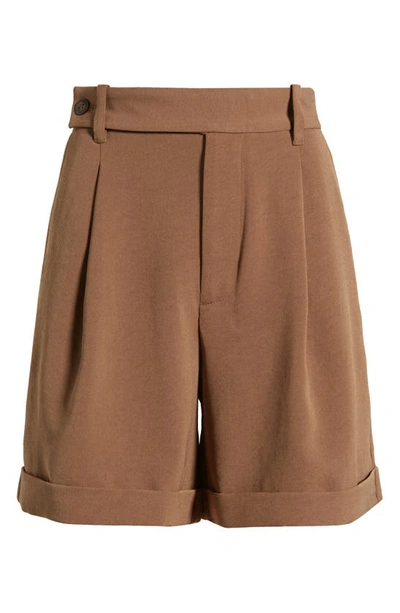Shop Madewell Harlow Shorts In Light Roast