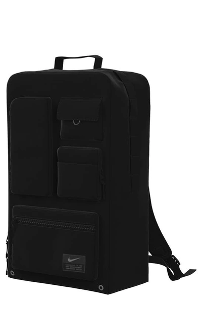 Shop Nike Utility Elite Training Backpack In Black/ Black/ Enigma Stone