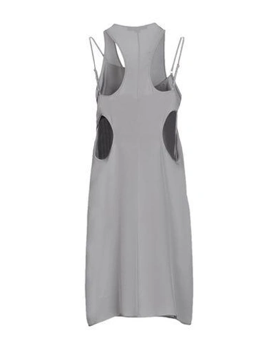 Shop Alexander Wang Short Dress In Light Grey