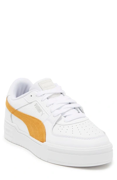 Shop Puma Ca Pro Sneaker In  White-desert Clay