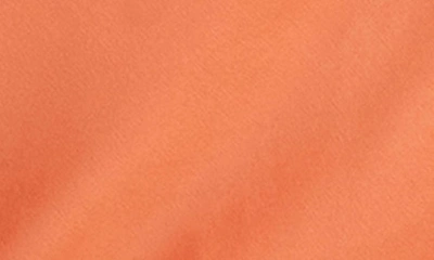 Shop French Connection Inu Satin & Mesh Slipdress In 80-mandarin Orange