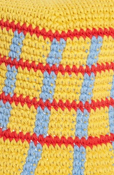 Shop Memorial Day Plaid Crochet Bucket Hat In Primary