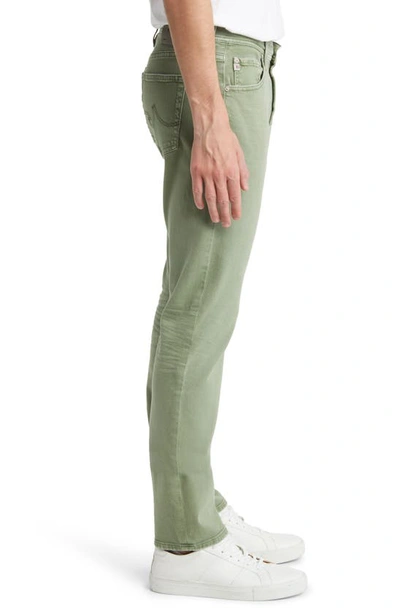 Shop Ag Everett Slim Straight Leg Jeans In 7 Years Sulfur Spring Leaf