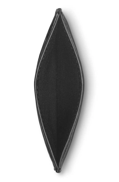 Shop Montblanc Meisterstück 4810 Leather Card Holder In Black