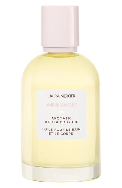 Shop Laura Mercier Aromatic Bath & Body Oil In Ambre Vanille