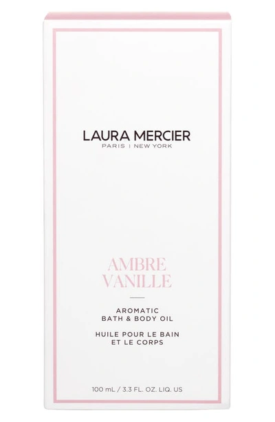 Shop Laura Mercier Aromatic Bath & Body Oil In Ambre Vanille