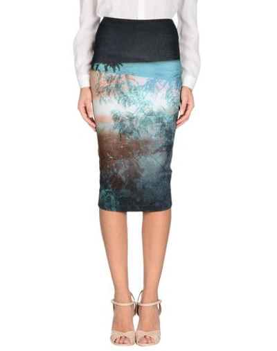 Mcq By Alexander Mcqueen 3/4 Length Skirts In Green
