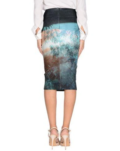 Shop Mcq By Alexander Mcqueen 3/4 Length Skirts In Green