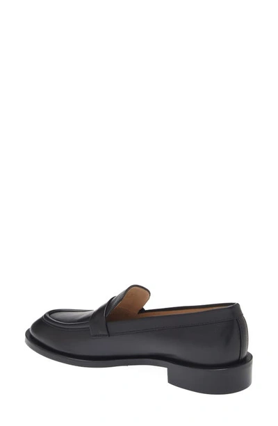 Shop Stuart Weitzman Palmer Sleek Loafer In Black