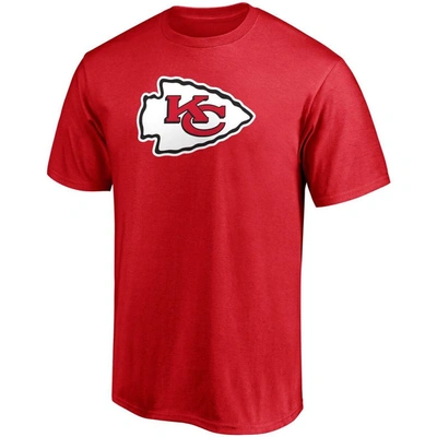 Patrick Mahomes Kansas City Chiefs Player Icon Name & Number T-Shirt – Red