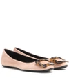 ROGER VIVIER Gommette Suede Ballerinas