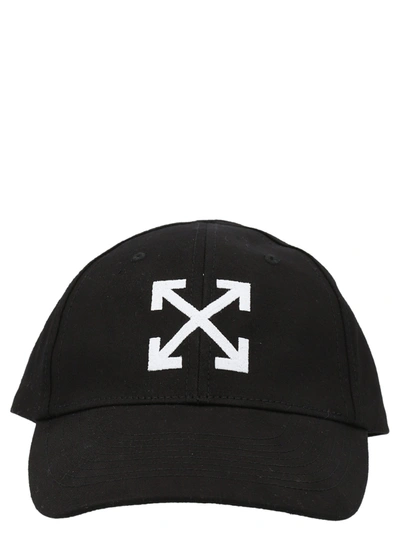 Shop Off-white 'arrow' Cap In White/black