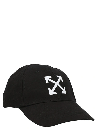 Shop Off-white 'arrow' Cap In White/black