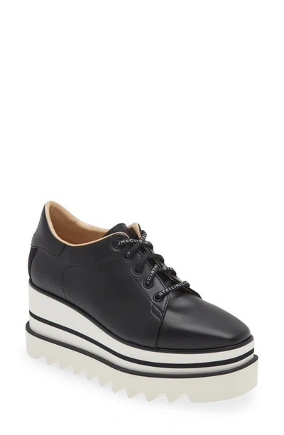 Shop Stella Mccartney Sneak-elyse Platform Sneaker In 1065 Black/ White