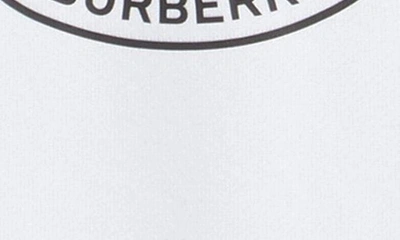 Shop Burberry Kids' Thomas Bear Crest Graphic Sweatshirt In White