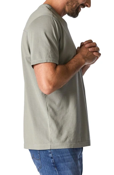Shop 34 Heritage Deconstructed V-neck Pima Cotton T-shirt In Wild Dove