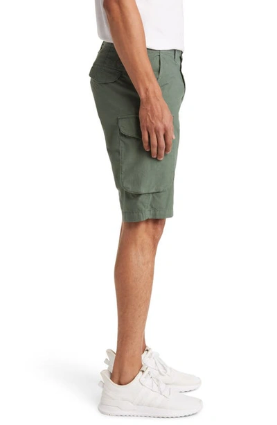 Shop North Sails Stretch Cotton Cargo Shorts In Military