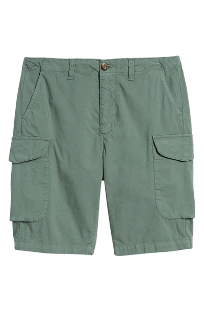 Shop North Sails Stretch Cotton Cargo Shorts In Military