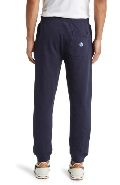 Shop North Sails Stretch Cotton Joggers In Navy