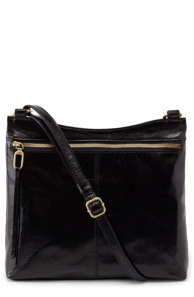 Shop Hobo Cambel Leather Crossbody Bag In Black
