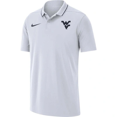 Shop Nike White West Virginia Mountaineers 2023 Coaches Performance Polo