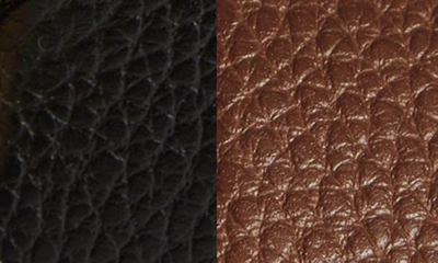 Ferragamo Reversible Double Gancio Leather Belt In Nero Cocoa Brown