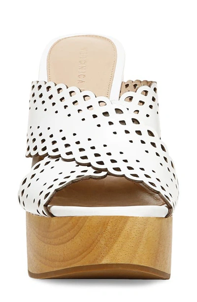 Shop Veronica Beard Gaynor Platform Sandal In Coconut- Dm