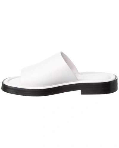 Ferragamo Open-toe Slip-on Slides In White