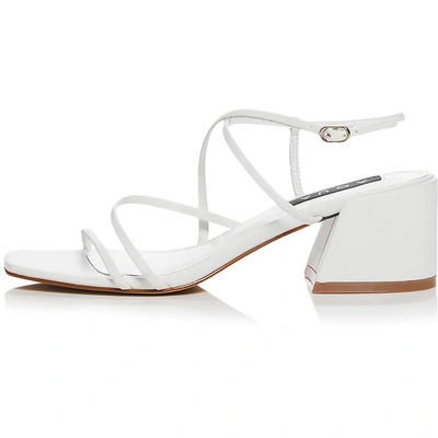 Shop Aqua Raya Womens Faux Leather Ankle Strap Strappy Sandals In White