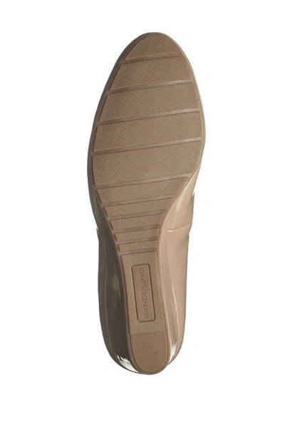 Shop Bandolino Wedge Pump In Caf Latte