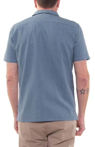 Civil Society Lodi Short Sleeve Button-down Shirt In Copen Blue