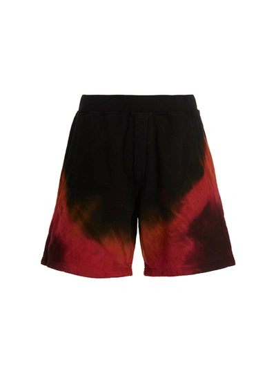 Shop Dsquared2 Tie-dye Bermuda Shorts In Multicolor