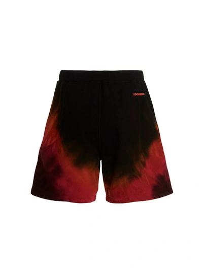 Shop Dsquared2 Tie-dye Bermuda Shorts In Multicolor