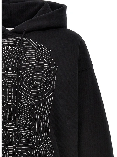 Shop Off-white Body Stitch Sweatshirt Black