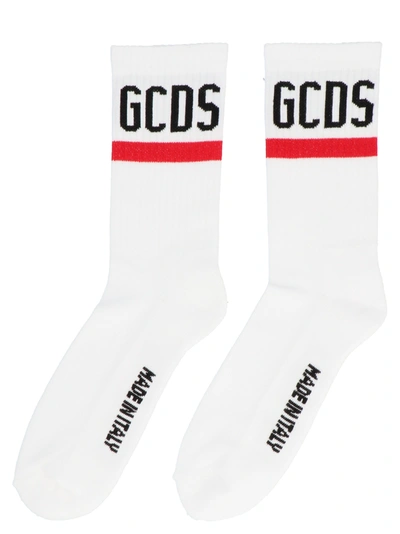 Shop Gcds Logo Socks White