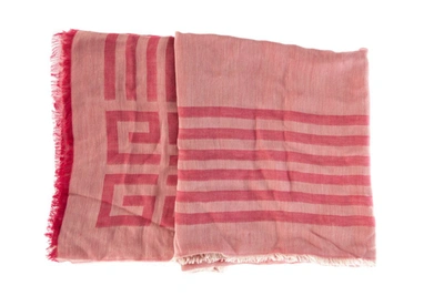 Shop Givenchy Scarf Scarves Foulard In Pink